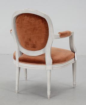 KARMSTOL, gustaviansk provins, sent 1700-tal.