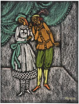 851. Vytautas Kasiulis, Courting couple.