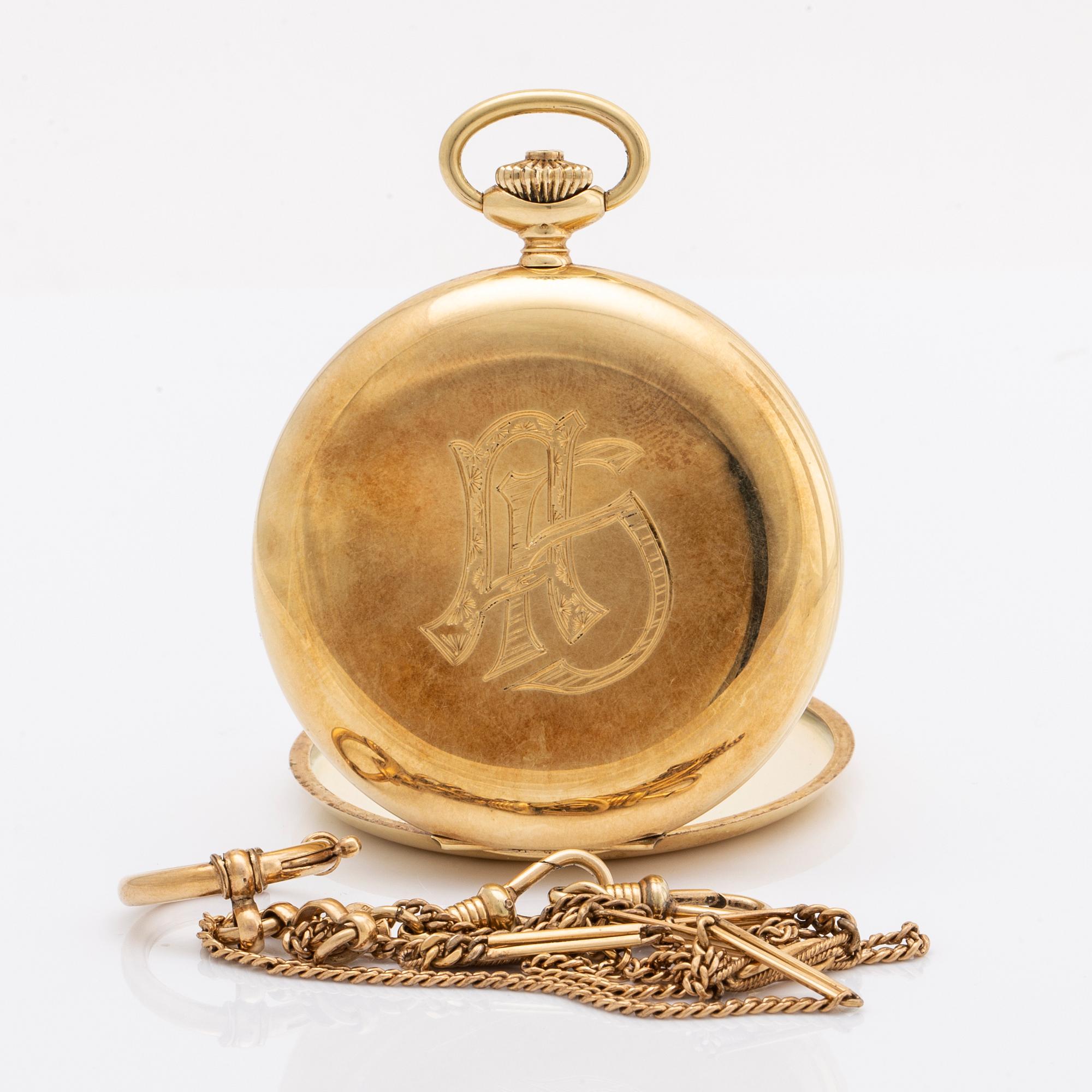 ALPINA, pocket watch, savonett, 51 mm.