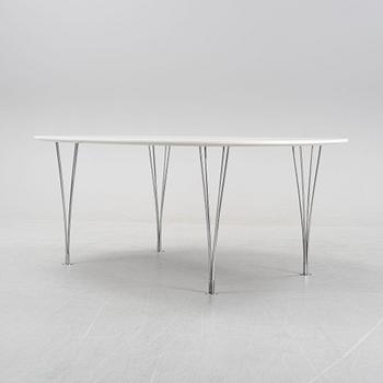Bruno Mathsson & Piet Hein, a 'Superellips' dining table, Mathsson International, Värnamo.