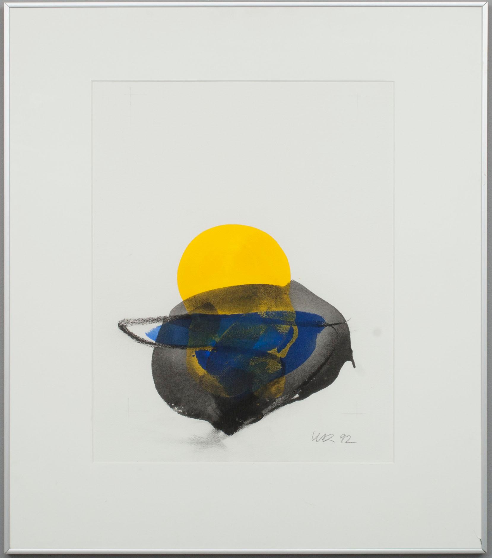 ULLA RANTANEN, gouache, signerad och daterad 1992.