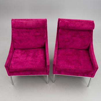 KIRSI VALANTI, a pair of 'Iso Onni' armchairs. 21st Century.