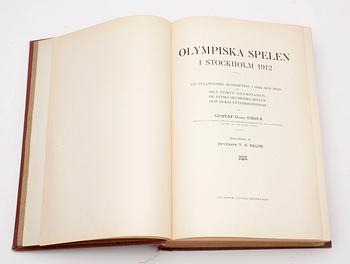 BÖCKER, 3 st, Olympiska spelen bl a 1912 Gustaf G:son Uggla.