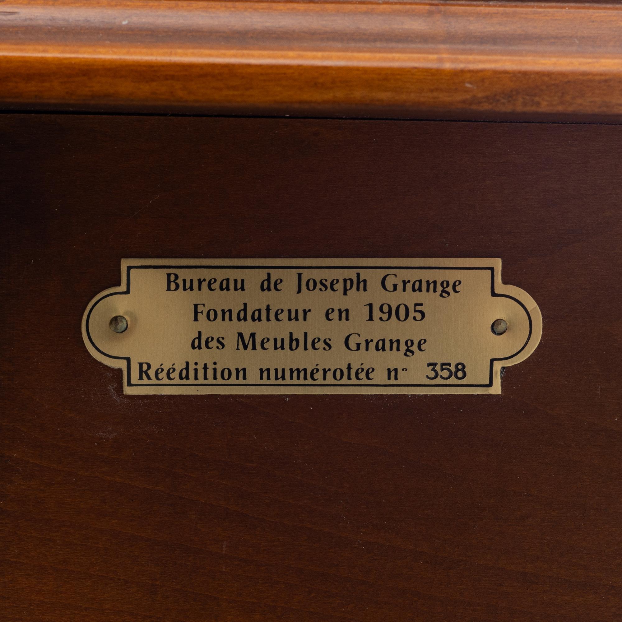 Skrivbord, rokokostil, återlanserad modell, numrerad 358, Grange, Frankrike.