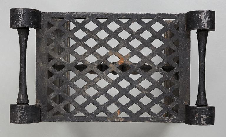 Folke Bensow, A Folke Bensow Swedish Grace cast iron stool, model 'Taburett Nr 1', Näfveqvarn, Sweden circa 1925.