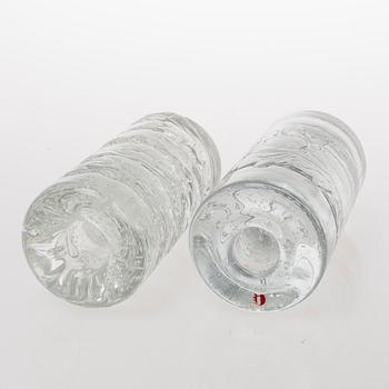 TIMO SARPANEVA, A set of six glass candleholders of the Arkipelago-series for Iittala.