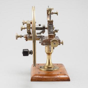 A 19th century watch maker's lathe.