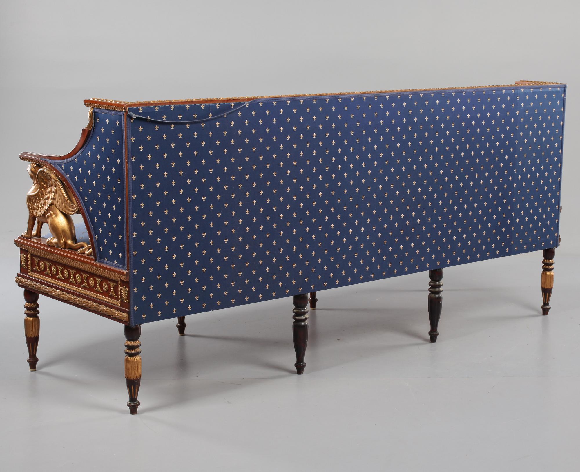 SOFFA, empire stil, 1900-talets första hälft.