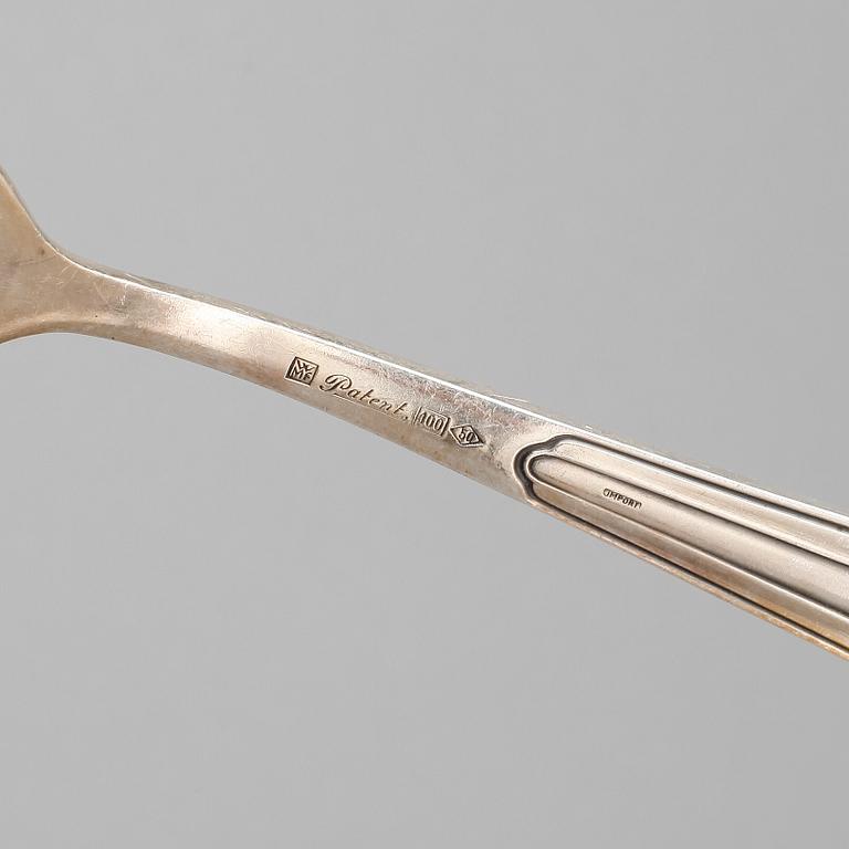 BESTICKSERVIS, 85 delar, nysilver, WMF, Tyskland, 1900-talets första hälft.