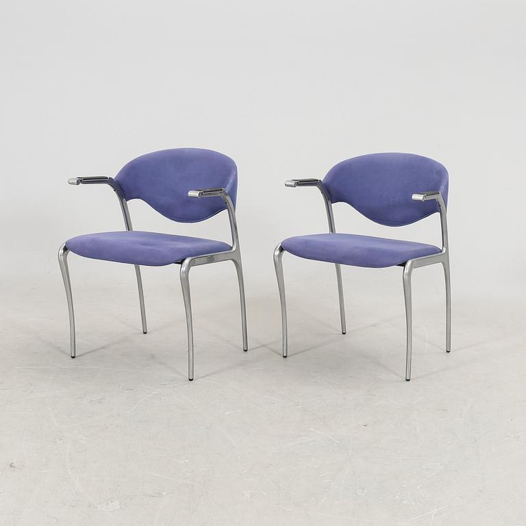 A pair of late 20th century Akaba chairs.
