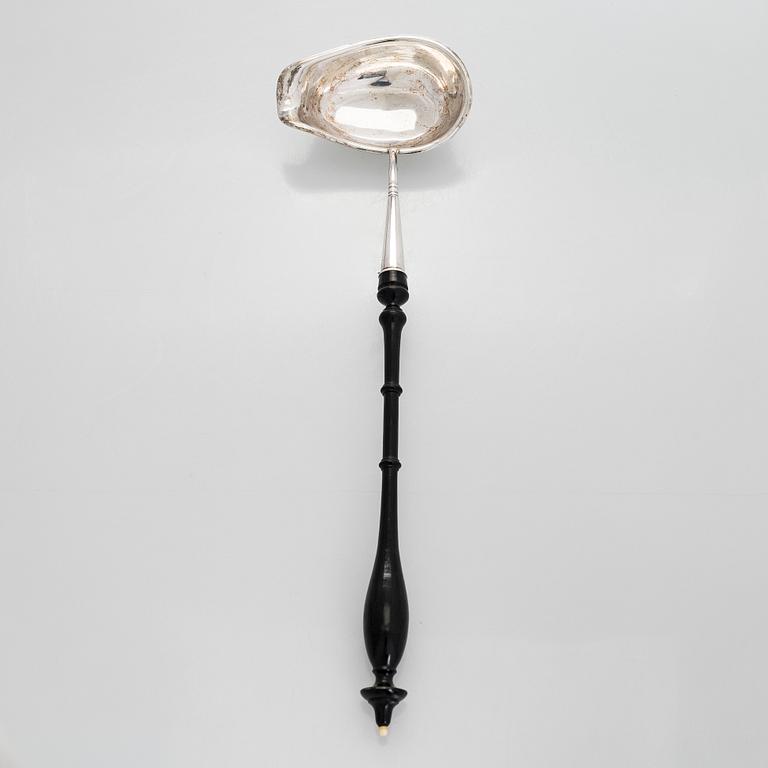 J.W. Jokiniemi, soppslev, silver, Nystad 1897.