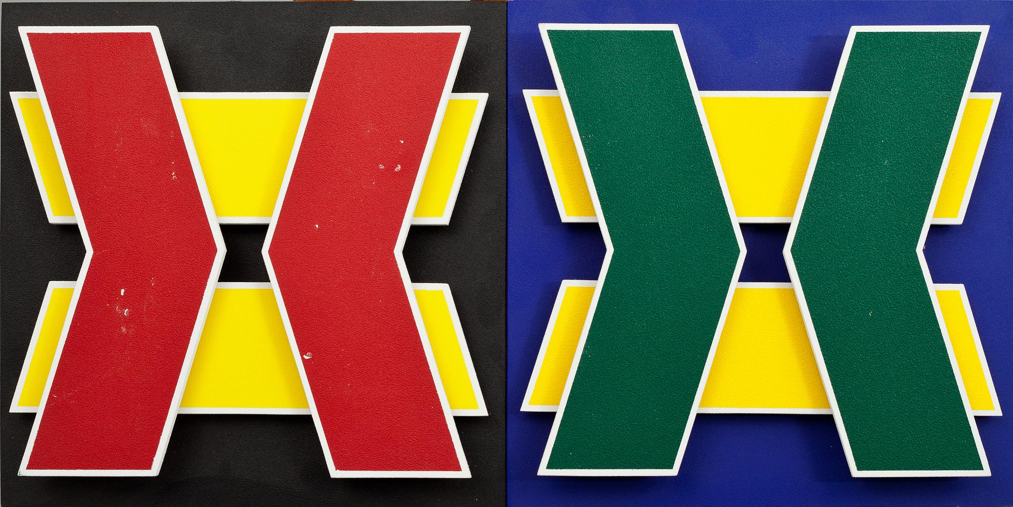 CHRISTER BOBERG, objekt, 2 st, sign o dat -94.