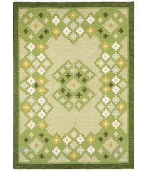 Åsa Åkerblom, a flat weave carpet, "Ljusterö", signed ÅÅ, Sweden, c. 238 x 167 cm.