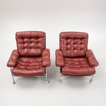 A pair of armchairs, Ulferts, 1970's.