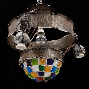 TAKLAMPA, jugendstil, 1900-talets första hälft samt andra hälft.