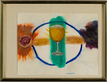 HANS VIKSTEN, watercolour, signed and dated -84.