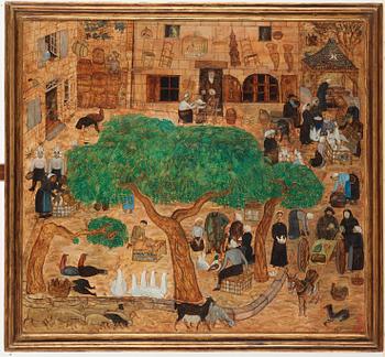 Hilding Linnqvist, "Fågeltorget i Chinon".