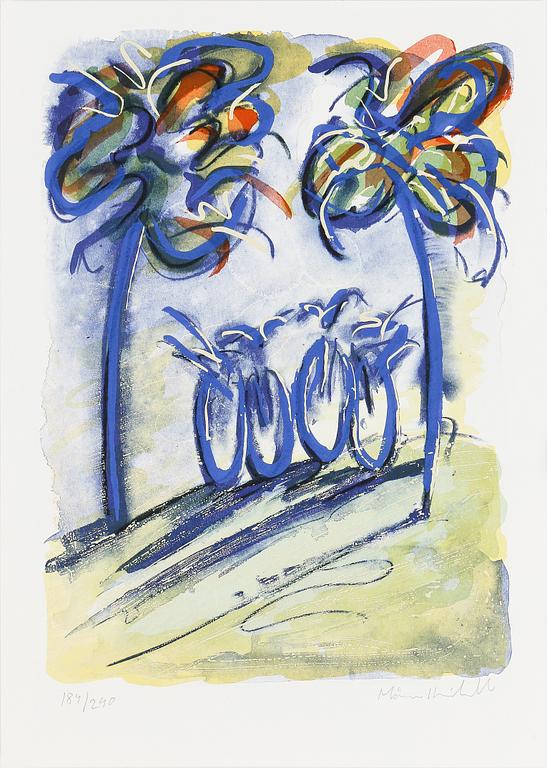 MÅNS HEIDVALL, färglitografier, 3 st, signerade och numrerade.