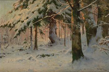 Walter Moras, Winter Landscape.