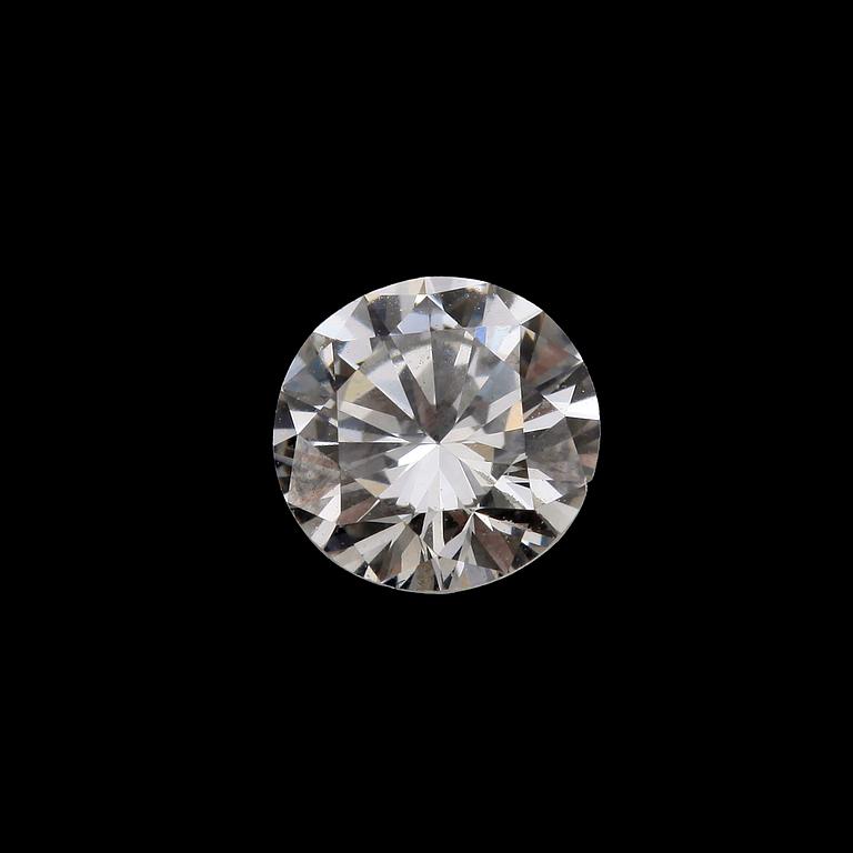 BRILLIANT CUT DIAMOND, loose. Weight 0.50 cts.