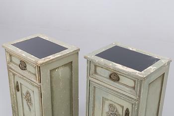 a pair of bedside table, 20th century,.