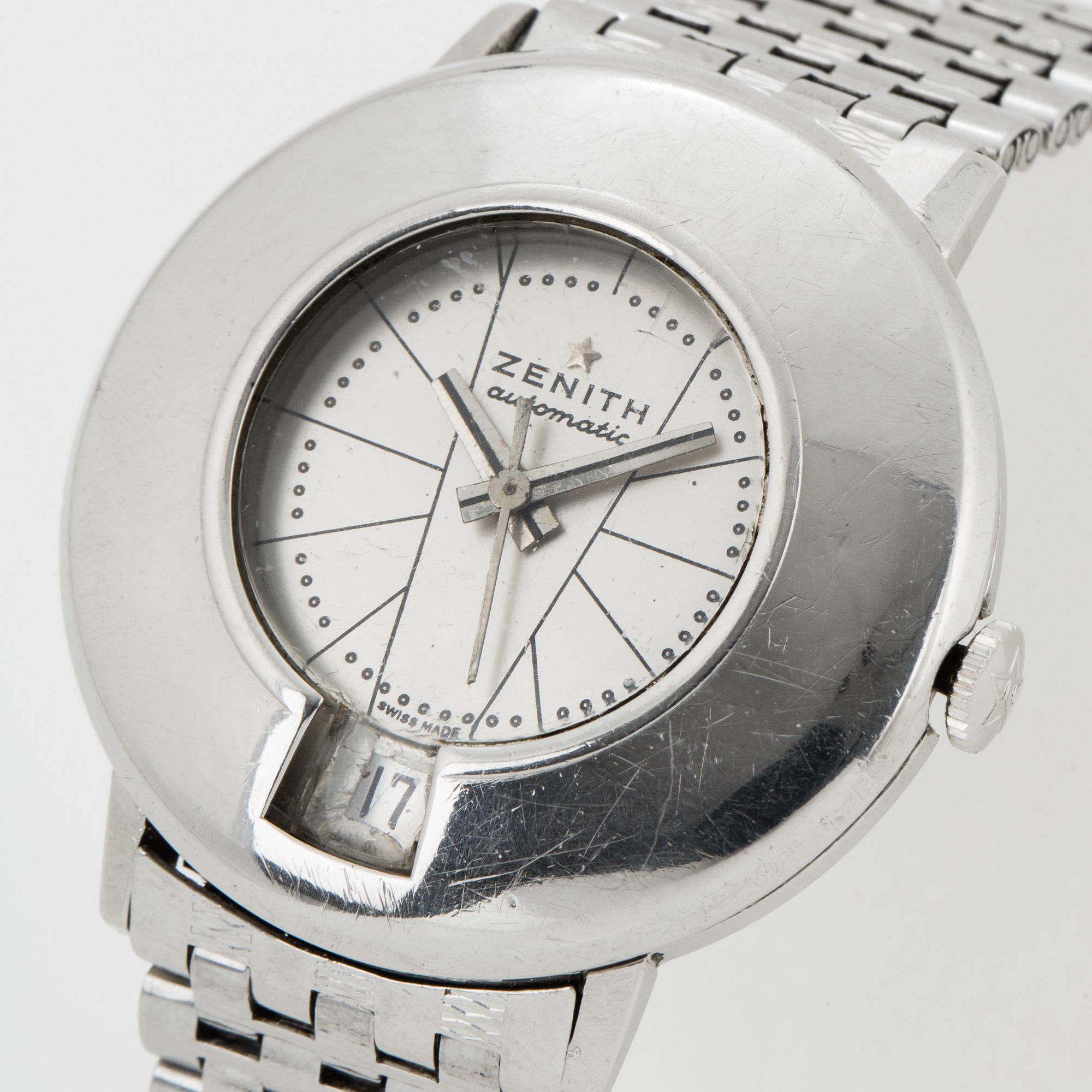 ZENITH, 'Keyhole', wristwatch, 35.5 mm.