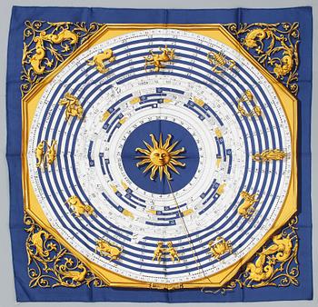Hermès · HERMÈS, scarf "Astrologi / Dies et Hore".