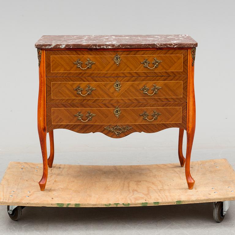 A secondhalf of the 20th century chest of drawers.