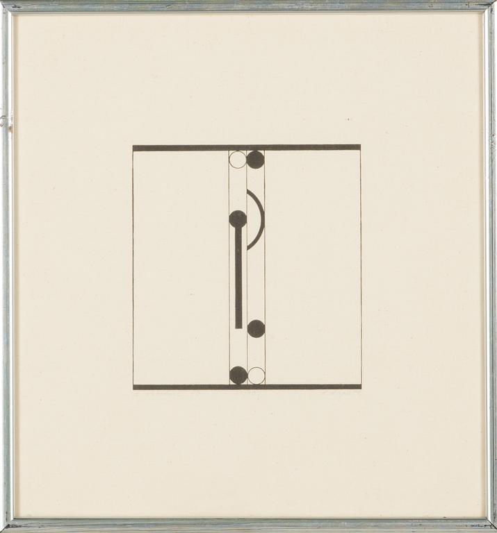 Leonhard Lapin, a set of twelve lithographs from the series 'A Mashine'.