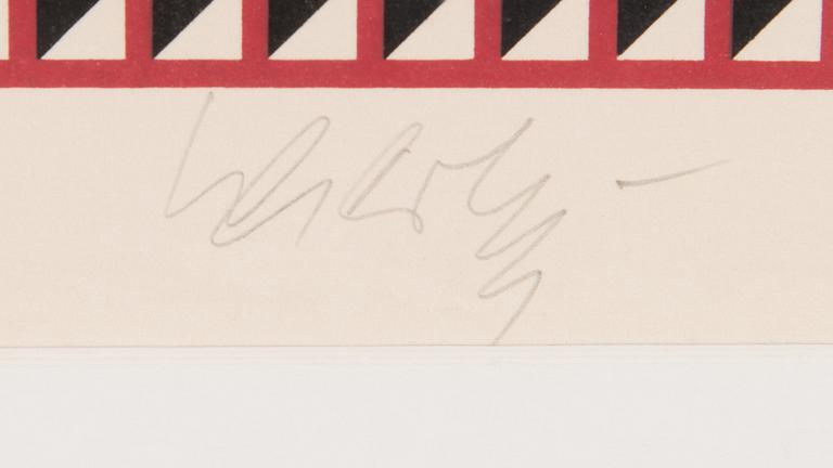 Victor Vasarely, litografi, signerad och numrerad 60/200.