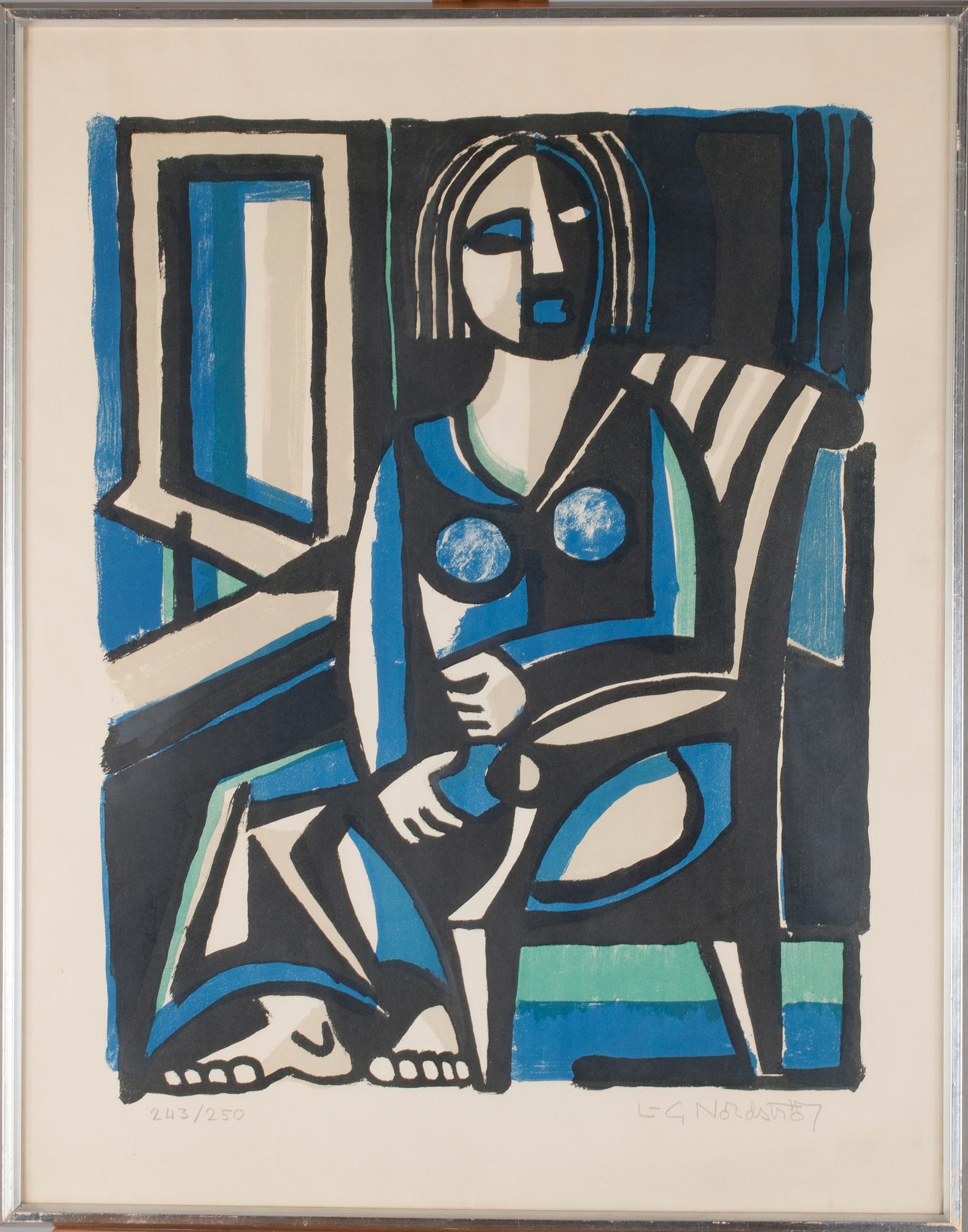LARS GUNNAR NORDSTRÖM, serigrafi, signerad, numrerad 243/250.