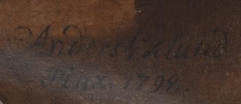OKÄND KONSTNÄR, olja på duk, 1700-tal.