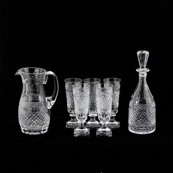 GLASSERVIS, 7 delar, "Kent", Elis Bergh, Kosta.