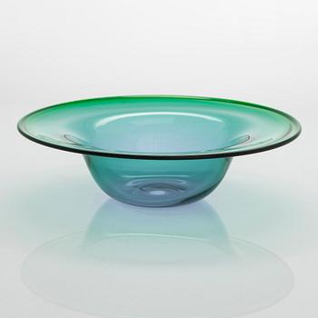 Oiva Toikka, bowl, signed Oiva Toikka, Nuutajärvi, Notsjö.