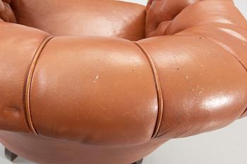 Armchairs, "Club armchair", table, first half of the 20th century.