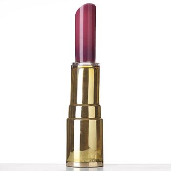 Åsa Jungnelius, "Lipstick", unik skulptur, Myggdal, Danmark 2007.