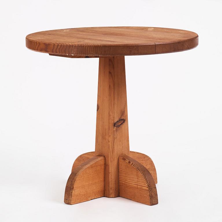 Nordiska Kompaniet, a "Lovö" stained pine table, Nordiska Kompaniet 1930s.