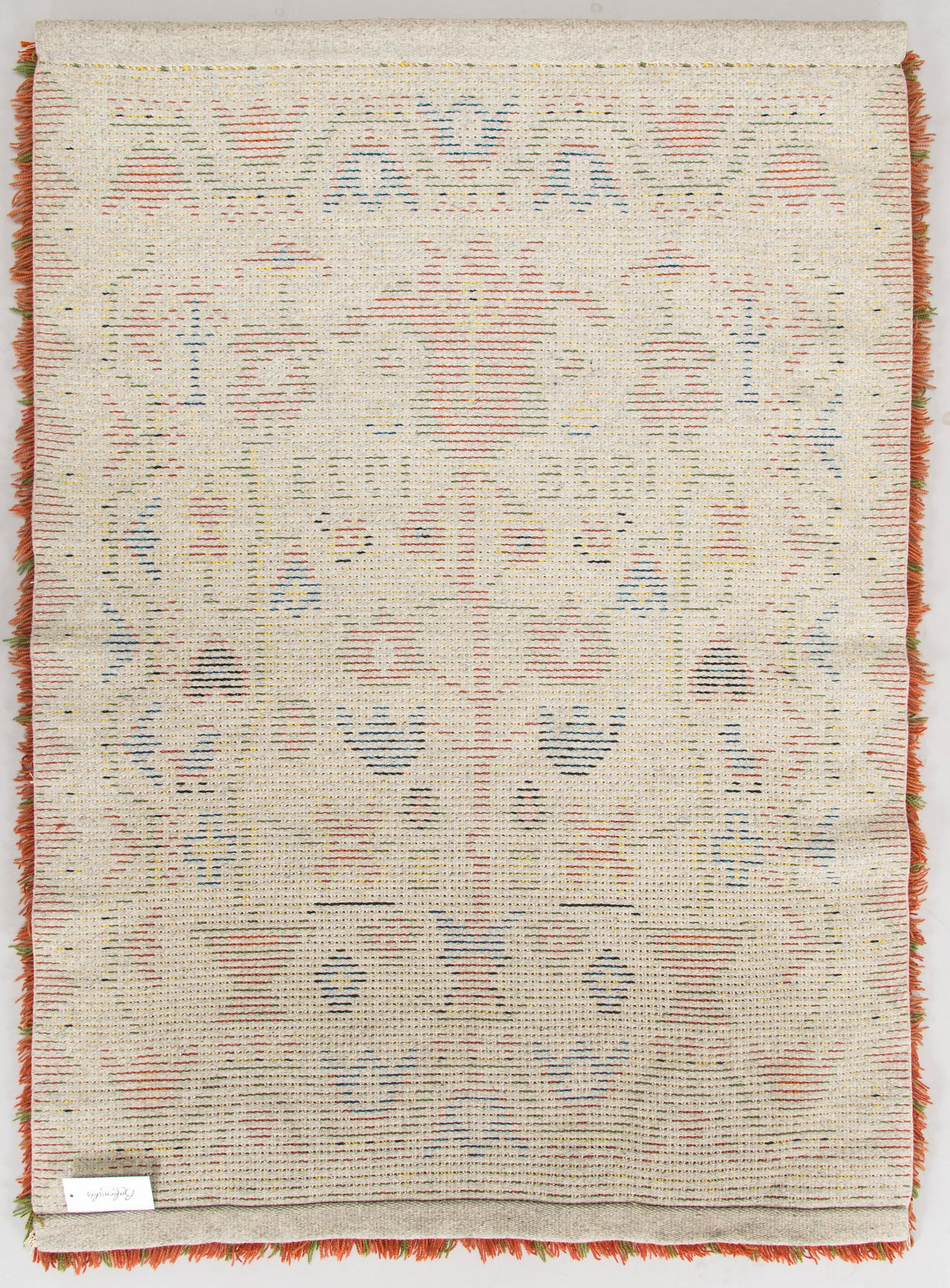 Rya, allmoge, Finland, efter Porin tienoot modell. Ca 148 x 108 cm.