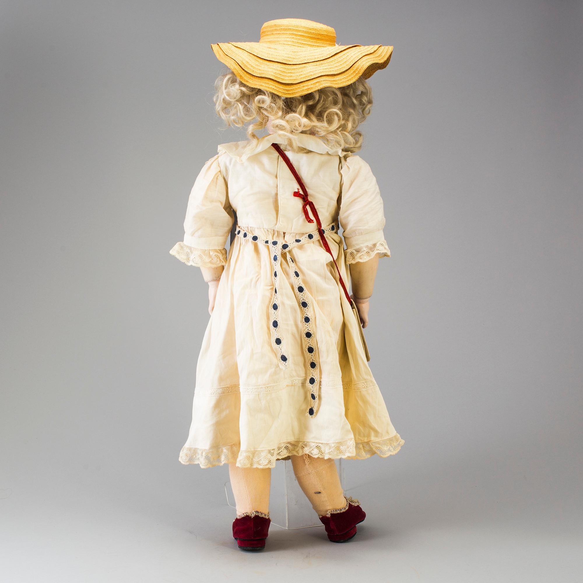 A bisque head doll "Walküre", Germany, ca 1920.