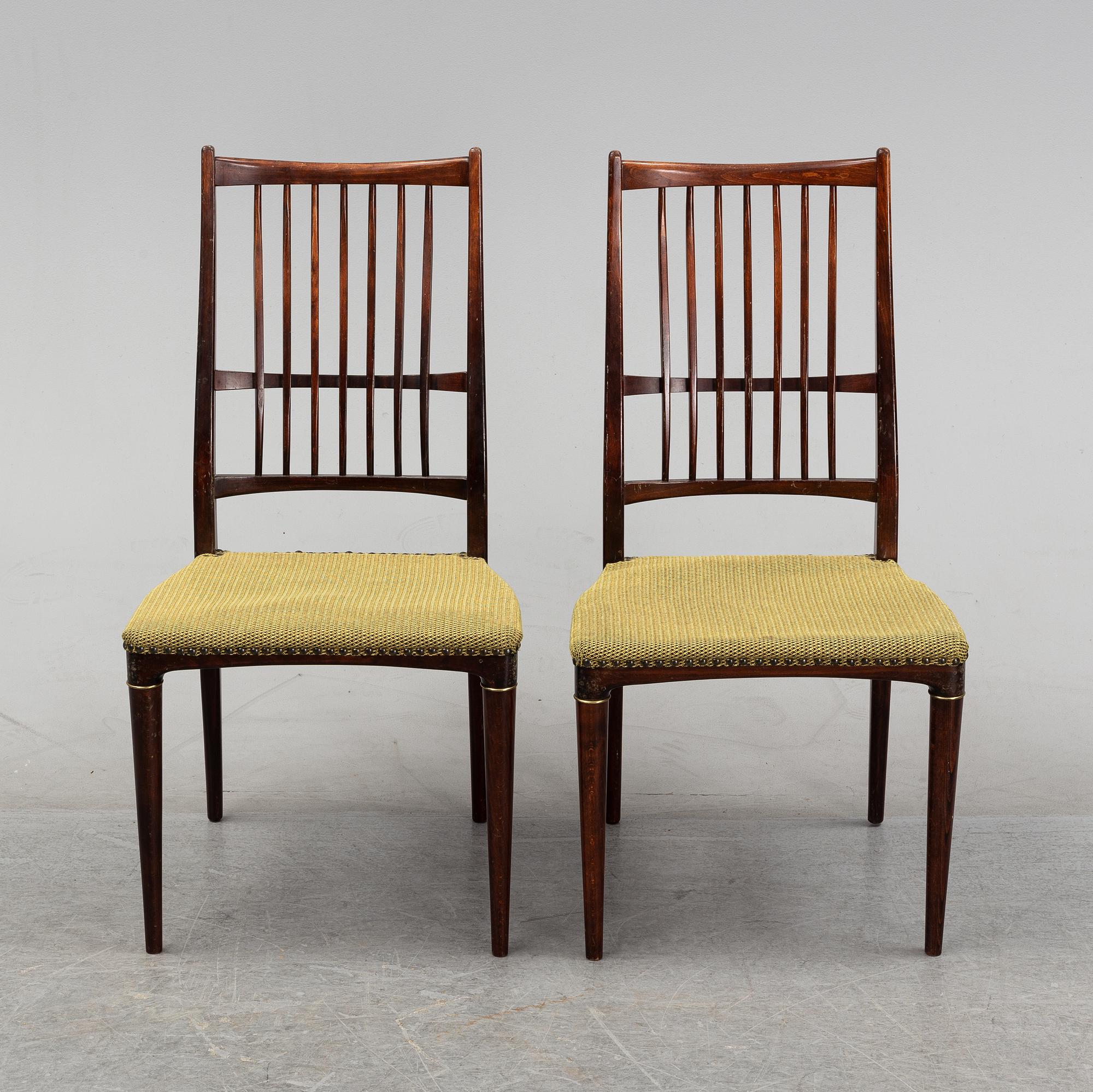 A 7 piece dining group by Svante Skogh, Seffle Möbelfabrik, Säffle, 1950's/60's.