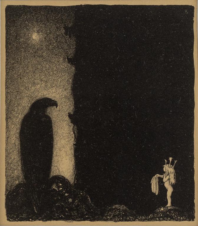 John Bauer, "Här har du allt, som återstår av mina kläder".