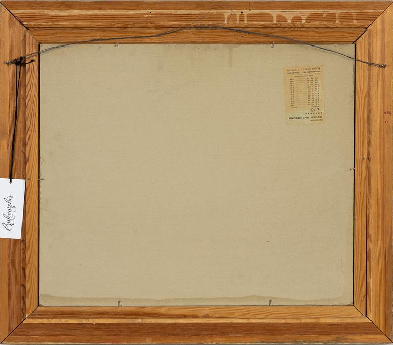 Gunnar Torhamn, oil on board, signed Torhamn.