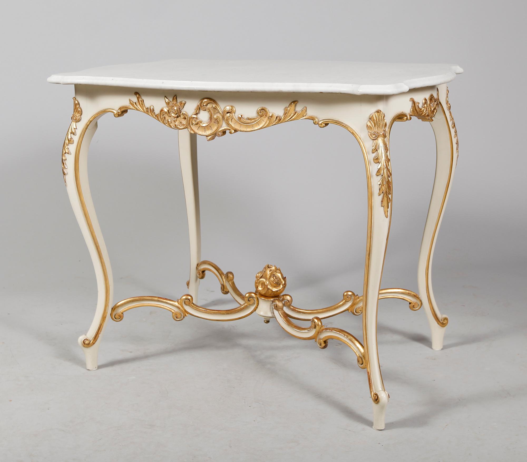 SALONGSMÖBEL, 9 del, rokokostil, 1900-tal.