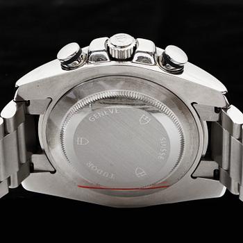 Tudor - Iconaut. GMT - Chronograph. Birth. Ref. 20400 Steel / steel. CC & box. Case no. J81553.Ref 20400 - 95010. 43mm.