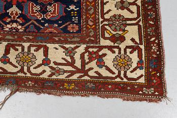 A rug, antique Kurdish, ca 247-253 x 116-125 cm.