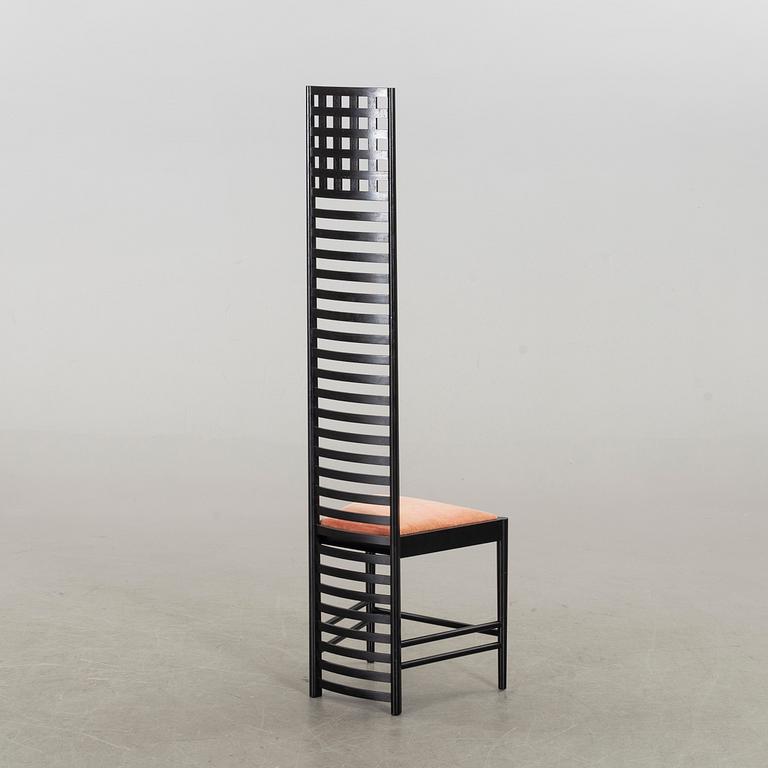 CHARLES RENNIE MACKINTOSH,  stol, "Hill house 1", Cassina, Italien,omkring år 2000.