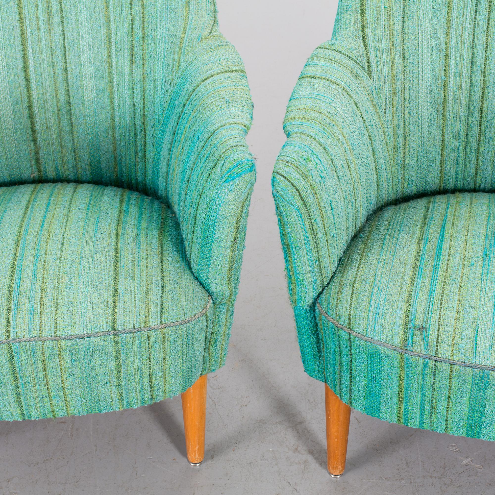 CARL MALMSTEN, fåtöljer ett par "Samspel" 1900-talets andra hälft.