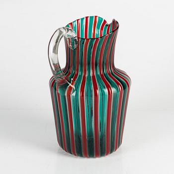 Gio Ponti, kanna, glas, Venini, Murano, Italien, 1950-tal, modell 909.