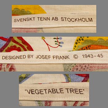 Josef Frank,  gardiner 4 våder 1900-talets andra hälft linne 222x123 cm vardera.
