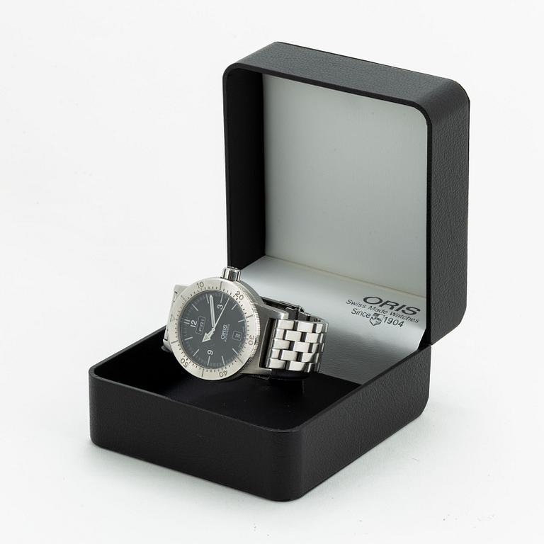 Oris, BC3, Big Crown, Day-Date, wristwatch, 42 mm.